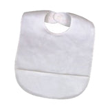 Baby Bib With Terry Cotton Front Pocket And PU backing (Q951432)