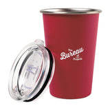14 Oz. Arlo Classics Stainless Steel Travel Tumbler - Red  Imprinted with Logo (Q952922)
