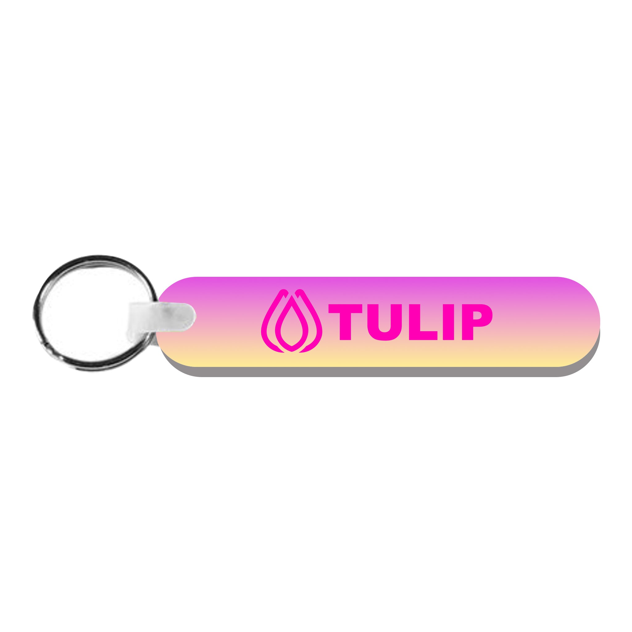 Multi-Color Eva Foam Nail File Keychains  Imprinted with Logo (Q953411)