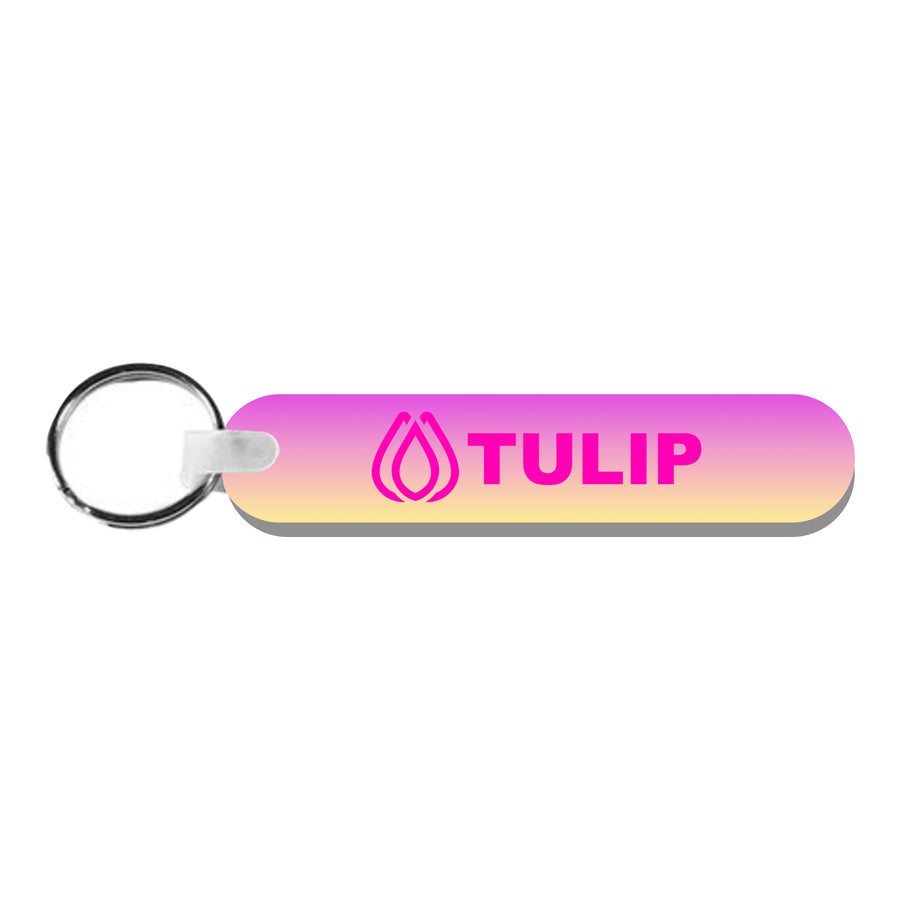 Multi-Color Eva Foam Nail File Keychains (Q953411)