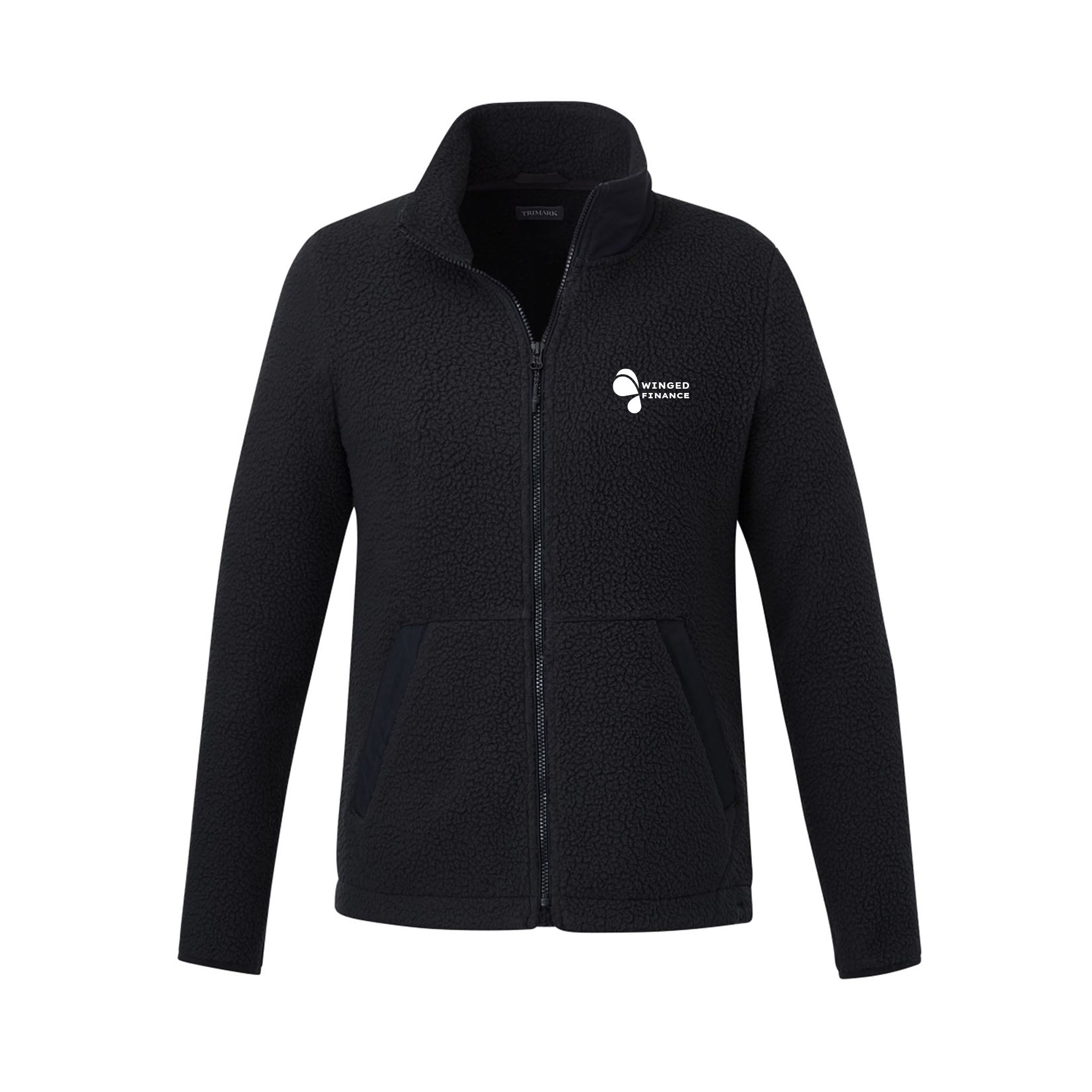 Women's KAHUZI Eco Full Zip Sherpa  Imprinted with Logo (Q953422)