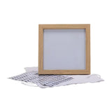 Magnetic Letter White Board With Wood Frame (Q953922)