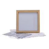 Magnetic Letter White Board With Wood Frame (Q953922)