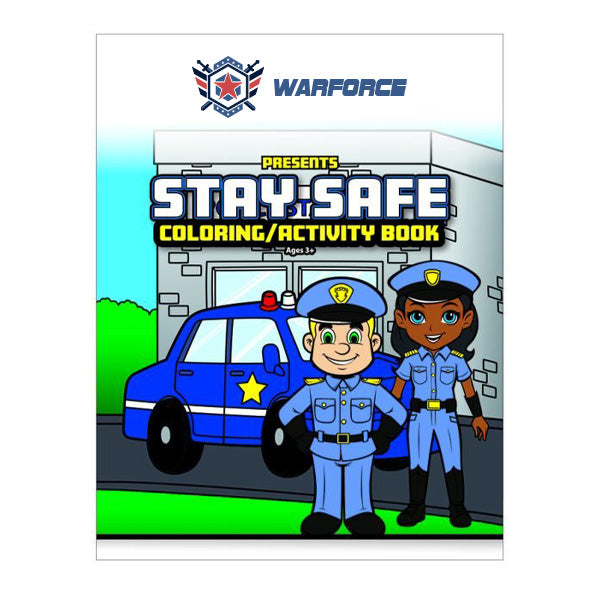 Stay Safe Large Coloring Book  Imprinted with Logo (Q956022)