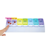 Weekly Push Button Pill Tray (Q956432)
