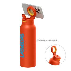 24 Oz. RINGO Pro Water Bottle with Magnetic Booster Ring - Orange (Q956532)