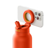 24 Oz. RINGO Pro Water Bottle with Magnetic Booster Ring - Orange (Q956532)