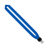 1" Cotton Lanyard with Plastic Clamshell & O-Ring (Q95714)