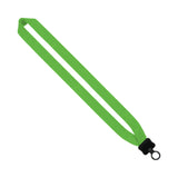 1" Cotton Lanyard with Plastic Clamshell & O-Ring (Q95714)