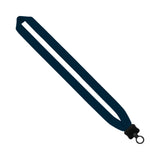 1" Cotton Lanyard with Plastic Clamshell & O-Ring (Q95714)