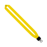 1" Cotton Lanyard with Plastic Clamshell & O-Ring (Q95714)