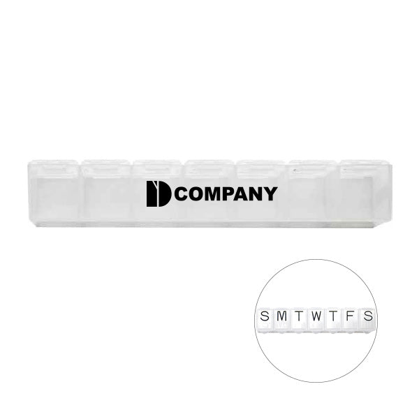 7 Day Pill Box  Imprinted with Logo (Q957822)