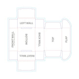 5" x 4" x 2" 4CP Full Bleed E-Flute Tuck Box (Q960322)