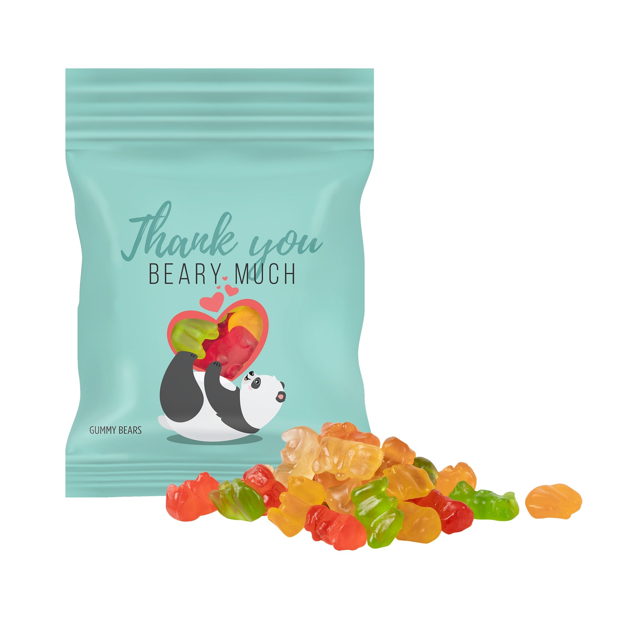 Clever Candy 2oz. Full Color DigiBag™ - Gummy Bears  Imprinted with Logo (Q966222)