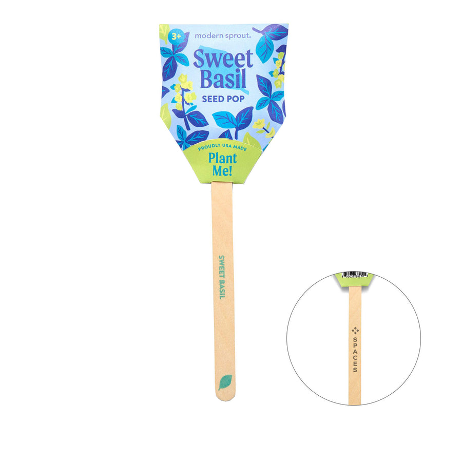 Modern Sprout Garden Seed Pop - Sweet Basil (Q966332)