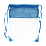 The Clear Vinyl-Mesh Drawstring Backpack (Q966422)