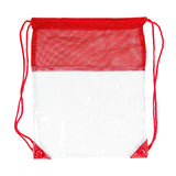 The Clear Vinyl-Mesh Drawstring Backpack (Q966422)