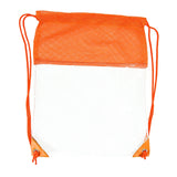 The Clear Vinyl-Mesh Drawstring Backpack (Q966422)
