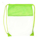 The Clear Vinyl-Mesh Drawstring Backpack (Q966422)
