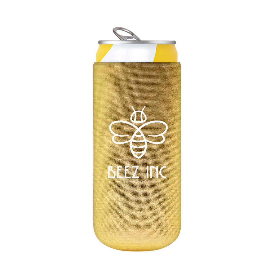 12 Oz. Slim Metallic Neoprene Collapsible Coolie (Q969422)