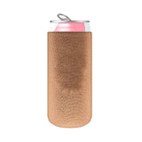 12 Oz. Slim Metallic Neoprene Collapsible Coolie (Q969422)
