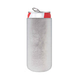 12 Oz. Slim Metallic Neoprene Collapsible Coolie (Q969422)