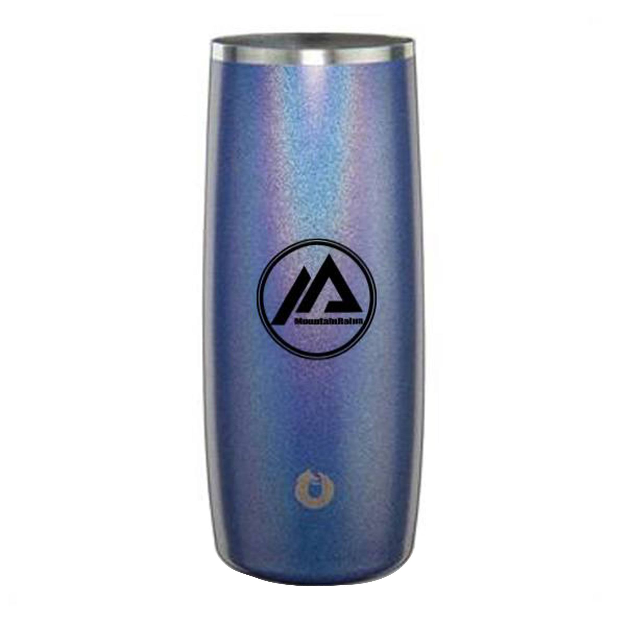 14 Oz. Snowfox Highball Tumbler - Blue Metallic  Imprinted with Logo (Q969522)