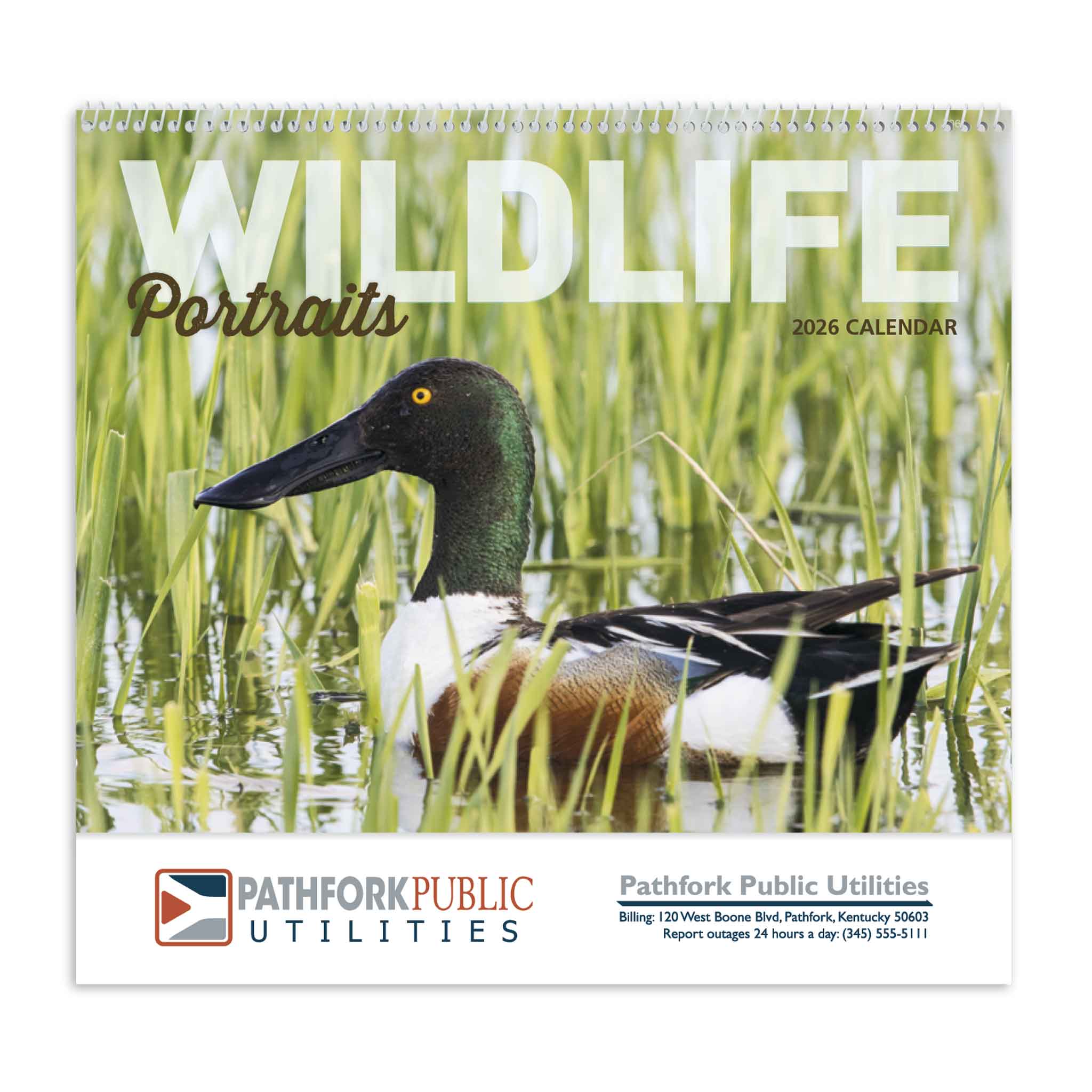 Wildlife Portraits - Spiral  Imprinted with Logo (Q969811)