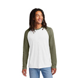Allmade® Unisex Tri-Blend Long Sleeve Colorblock Raglan (Q969922)