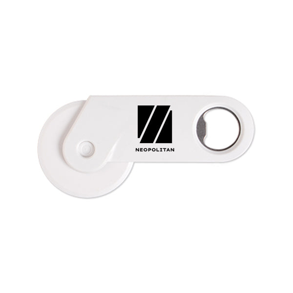 Pizza Cutter With Handle And Bottle Opener (Q971022)