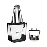 Sigma Clear Zippered Tote  Imprinted with Logo (Q971111)