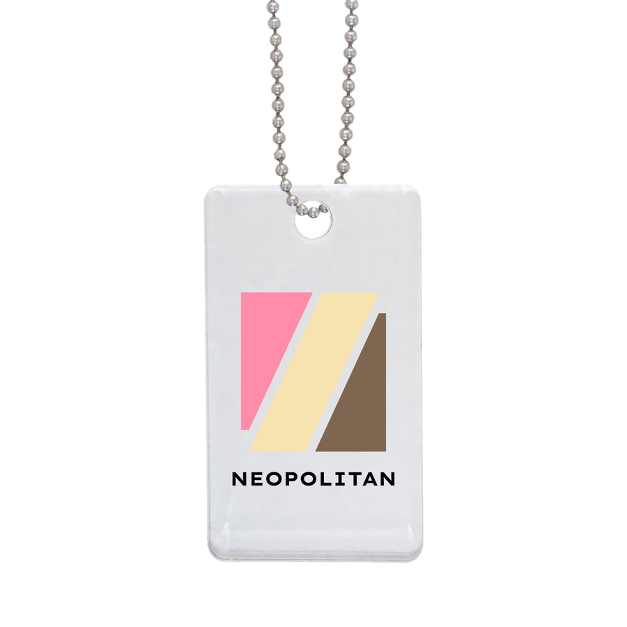 Acrylic Charm With Chain - Rectangle (Q971122)