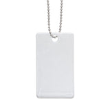 Acrylic Charm With Chain - Rectangle (Q971122)