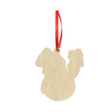 Layered Wood Ornament: Snowman (Q971332)