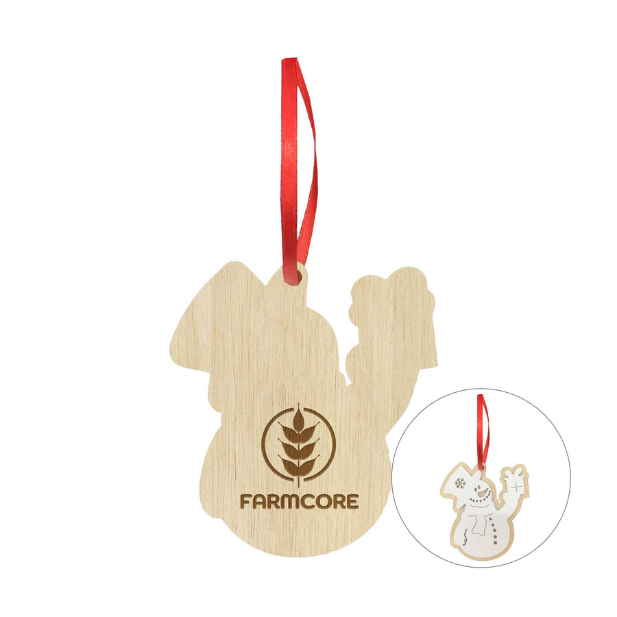 Layered Wood Ornament: Snowman (Q971332)