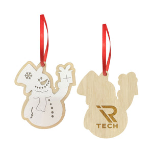 Layered Wood Ornament: Snowman (Q971332)