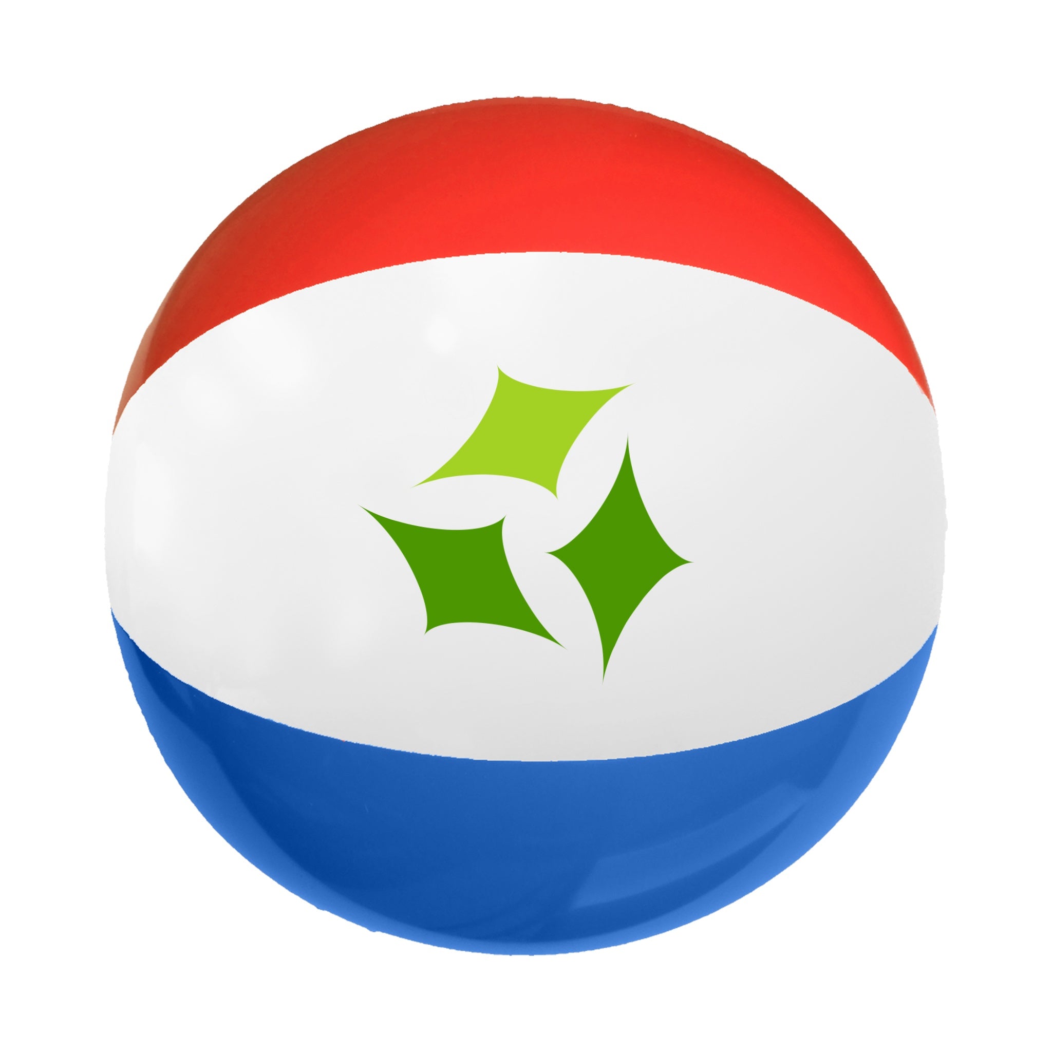 12 Inch Red-White-Blue Beach Ball (Q971432)