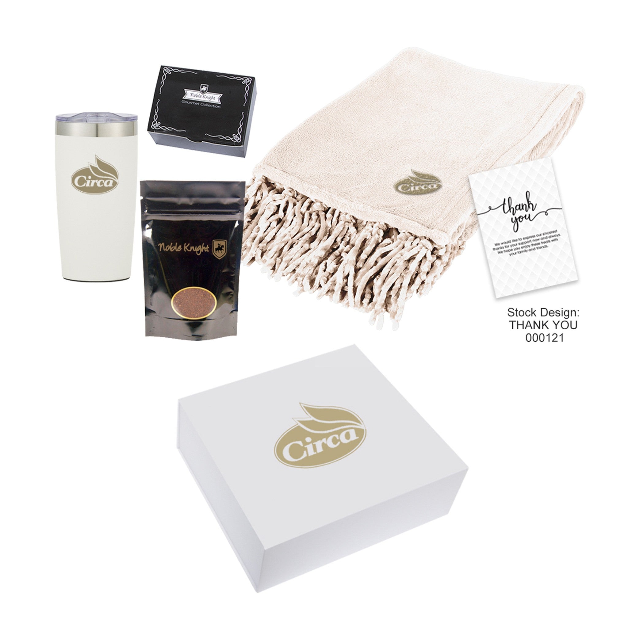 Cozy Comfort Coffee Kit  Imprinted with Logo (Q972111)