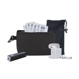POWERZIP 7 Pcs Tech Kit In Black Mesh Zipper Pouch (Q973632)