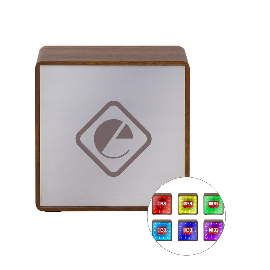 Orbit Wood Grain Mirror Light-Up Speaker (Q973922)