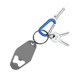 Motel Style Metal Key Tag With Bottle Opener (Q975122)