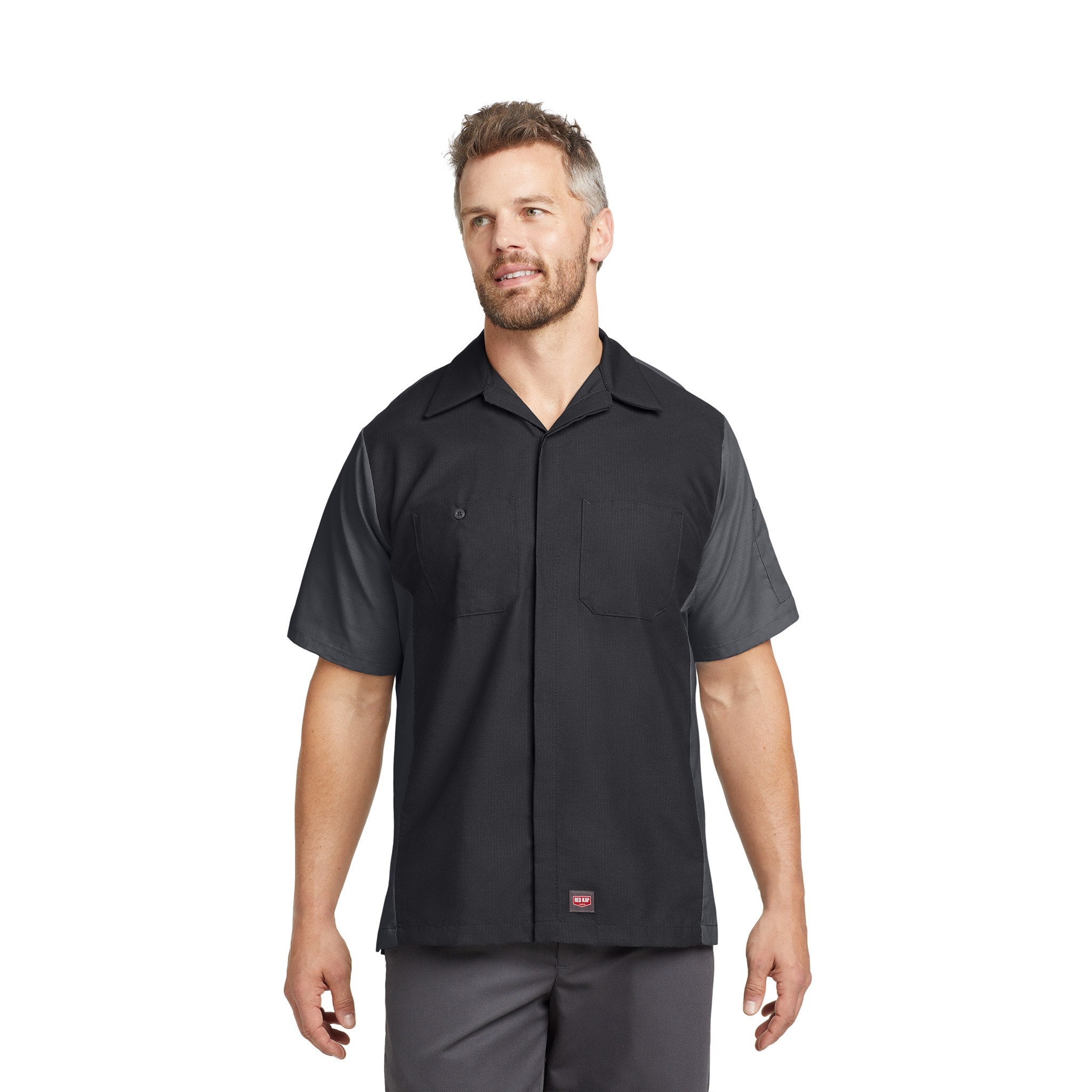 Red Kap® Short Sleeve Ripstop Crew Shirt (Q975332)