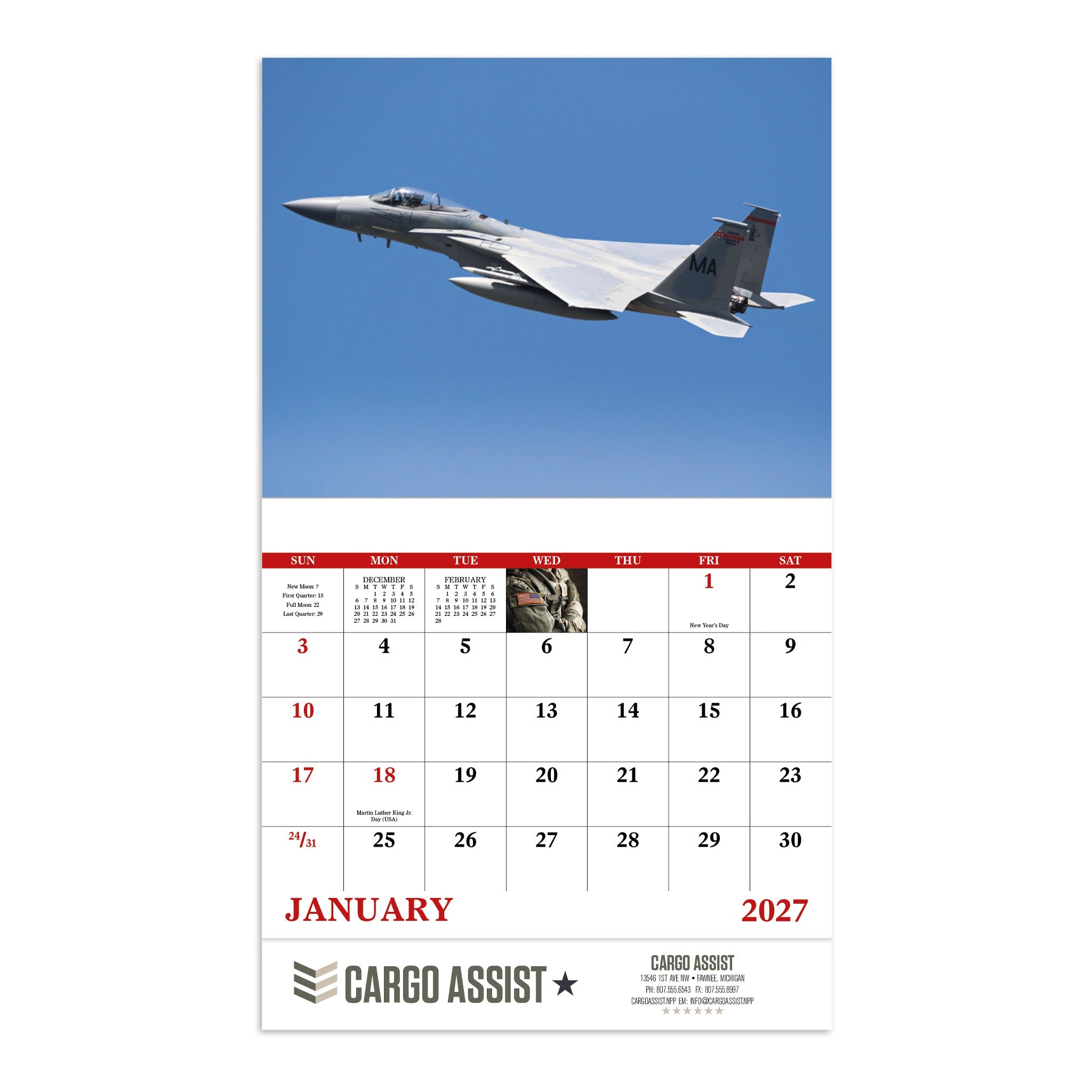 American Armed Forces - Stapled Calendar (Q975722)