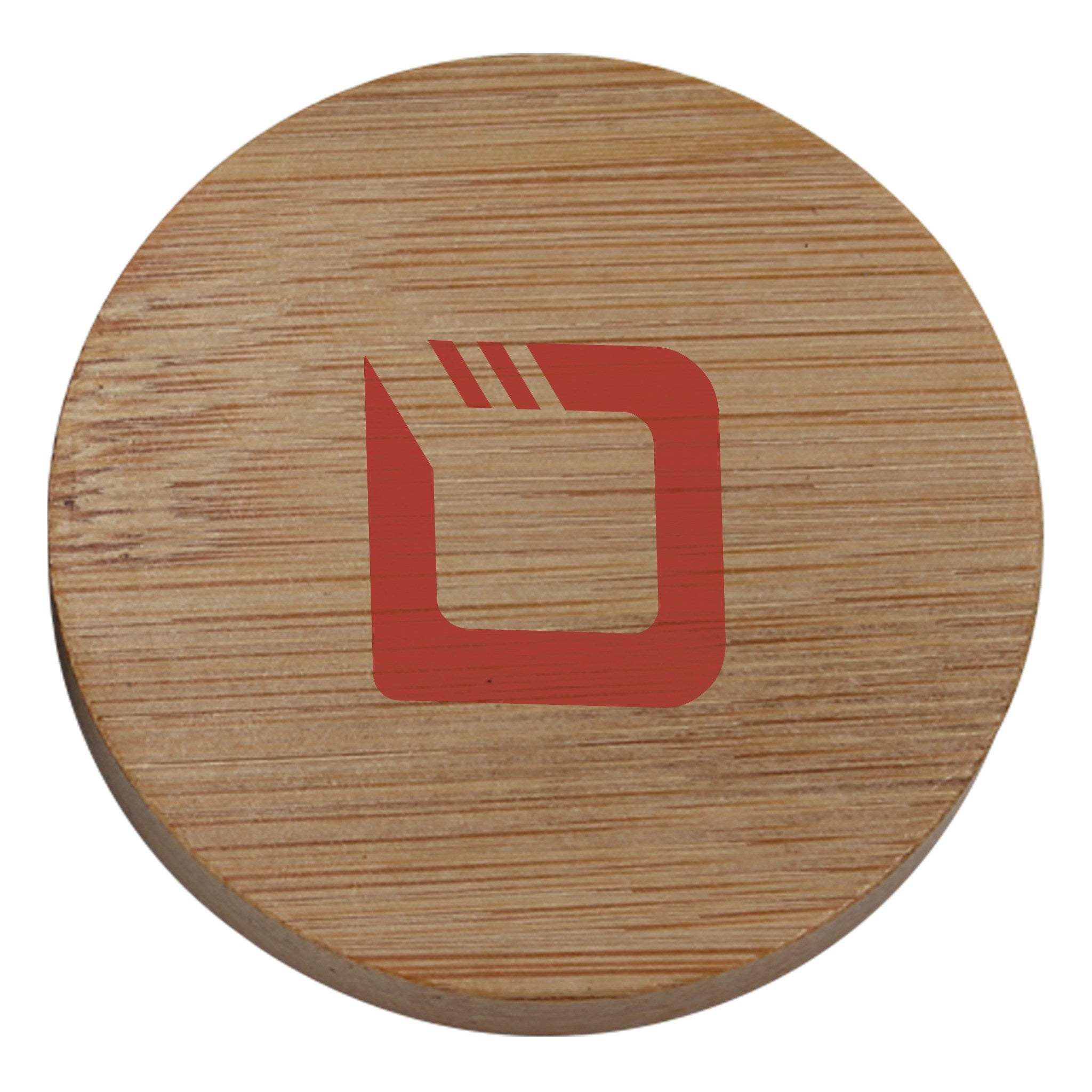 Bamboo Magnetic Bottle Opener FC  Imprinted with Logo (Q975922)