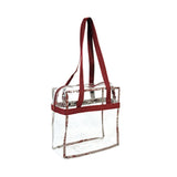 12 x 12 x 6 Inch Clear Zipper Tote With Handles (Q976422)
