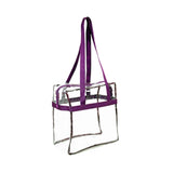 12 x 12 x 6 Inch Clear Zipper Tote With Handles (Q976422)