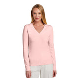 Brooks Brothers® Women's Cotton Stretch V-Neck Sweater (Q978722)
