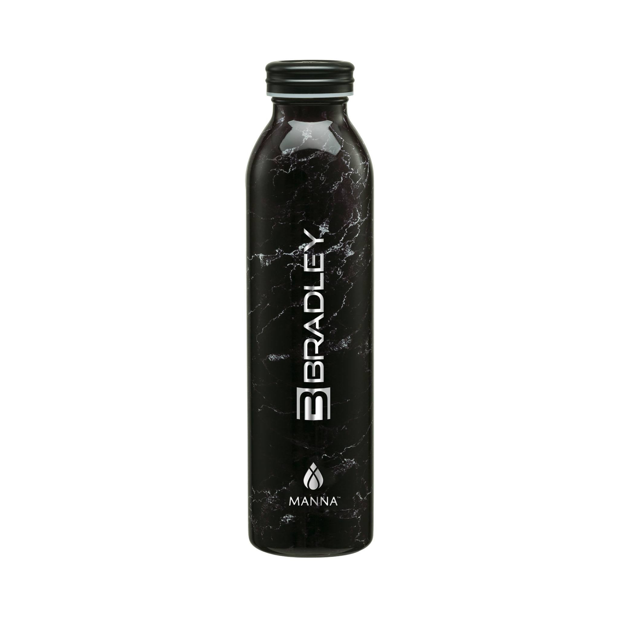 Manna™ 20 oz. Retro Stainless Steel Water Bottle  Imprinted with Logo (Q980111)