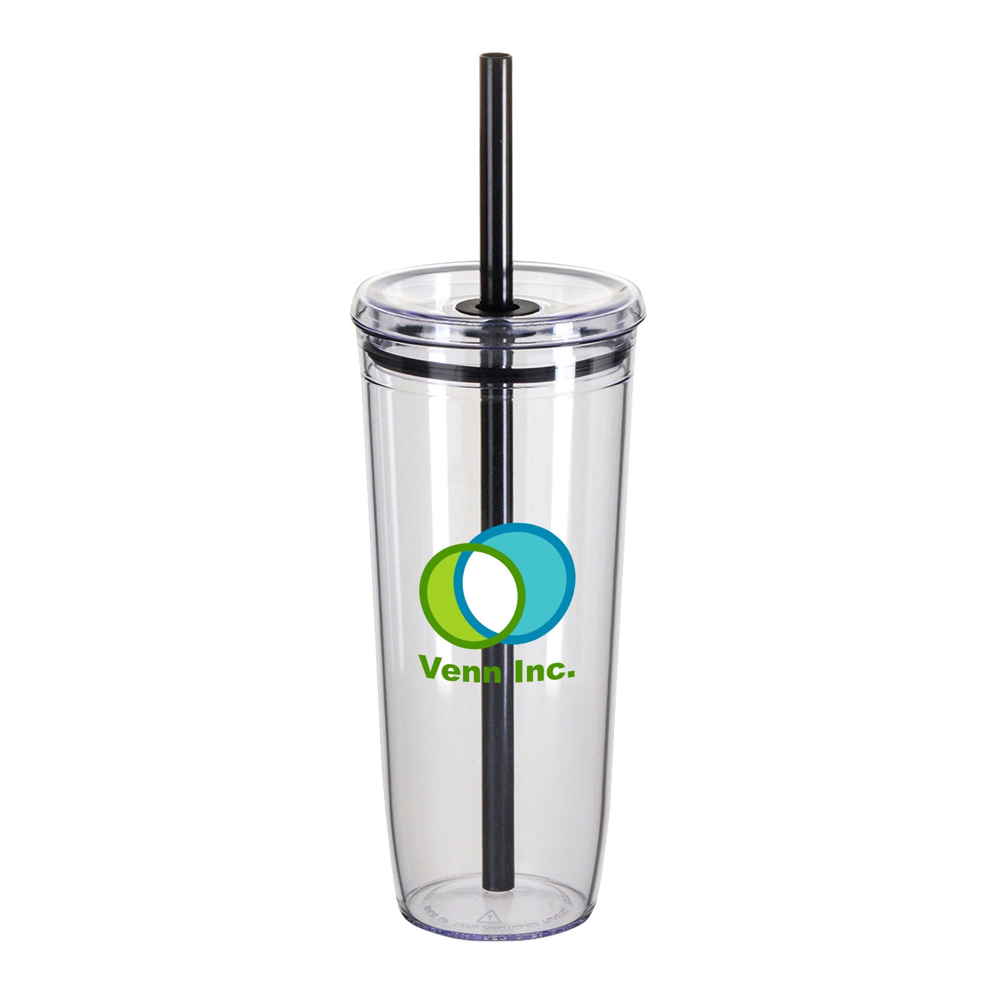 Norris 20 oz Recycled Acrylic Straw Tumbler  Imprinted with Logo (Q980532)