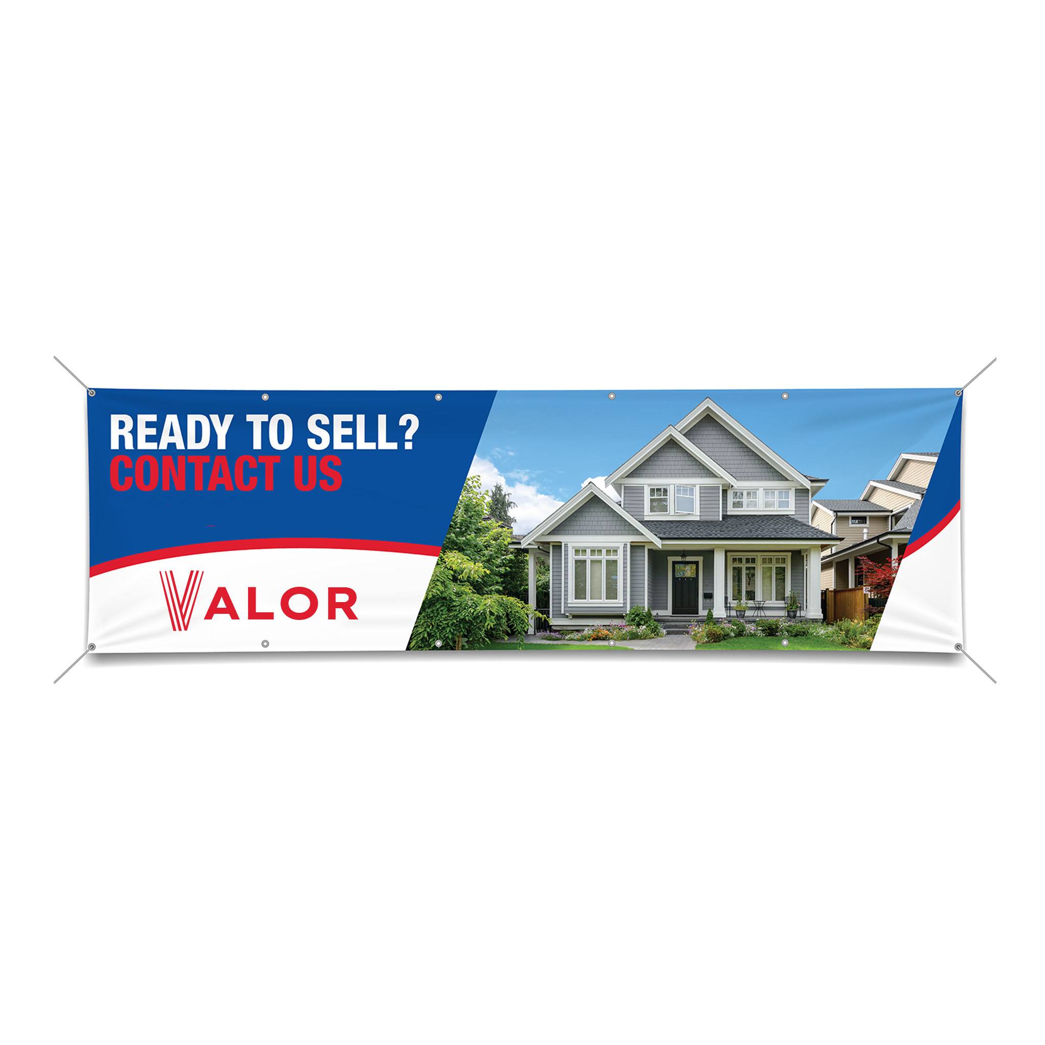 13 Oz. Vinyl Banner 3 x 10  Imprinted with Logo (Q981422)